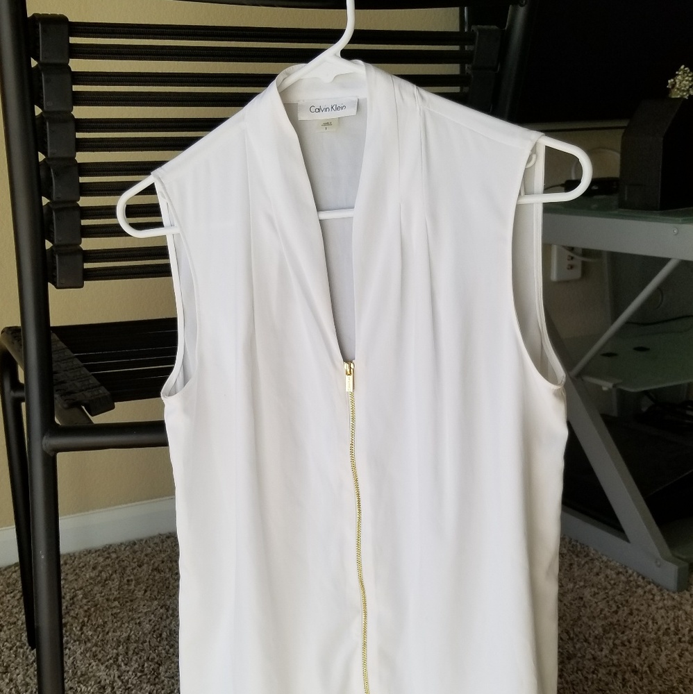 Calvin Klein white blouse